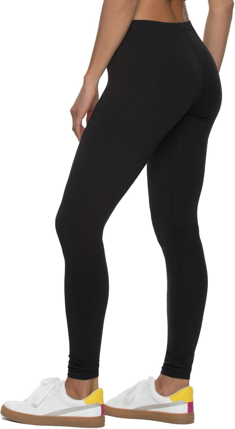 Velvety Super Soft Lightweight Leggings 2-Pack - for Women - Yoga Pants, Workout Clothes